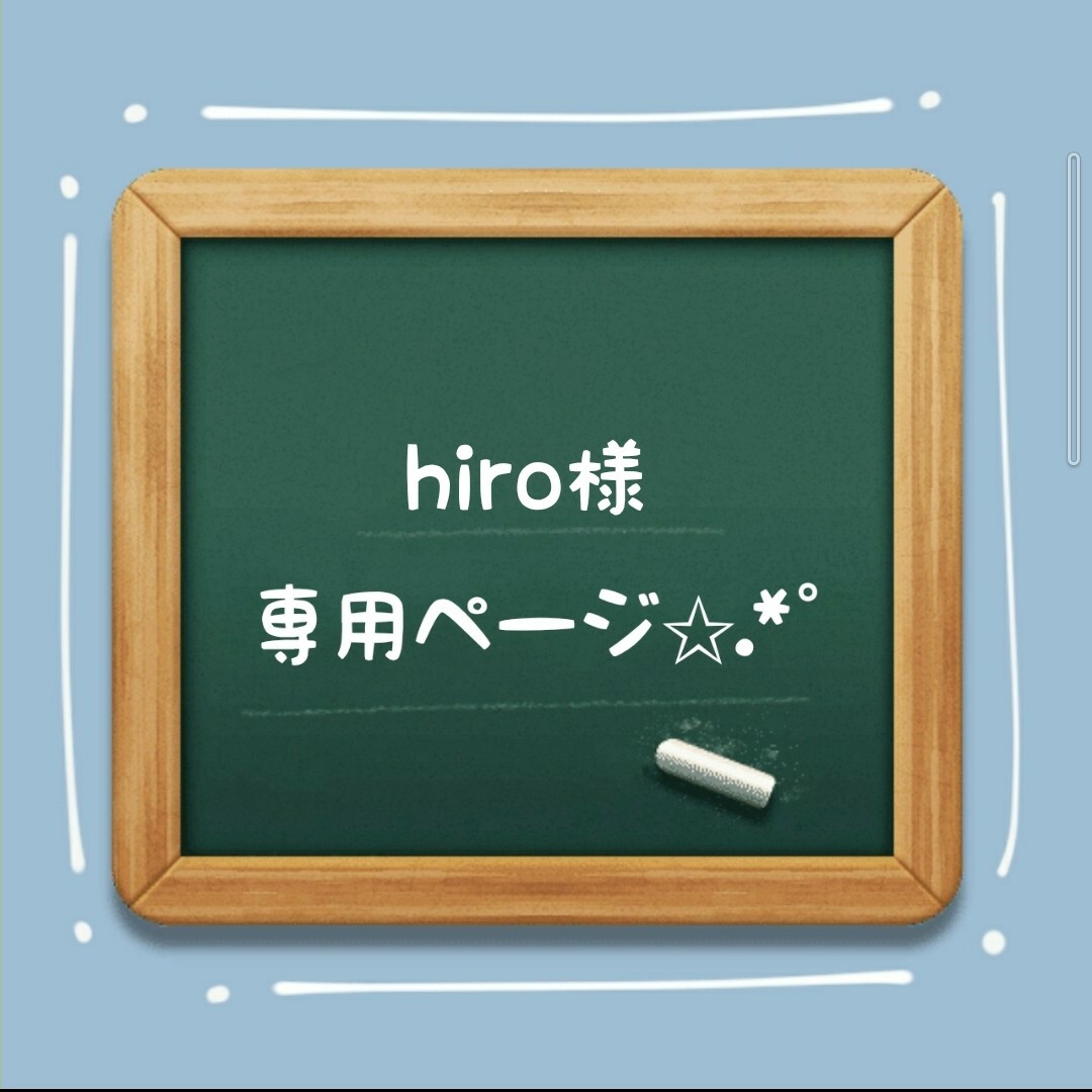 ☆hiro様専用ページ✩.*˚-