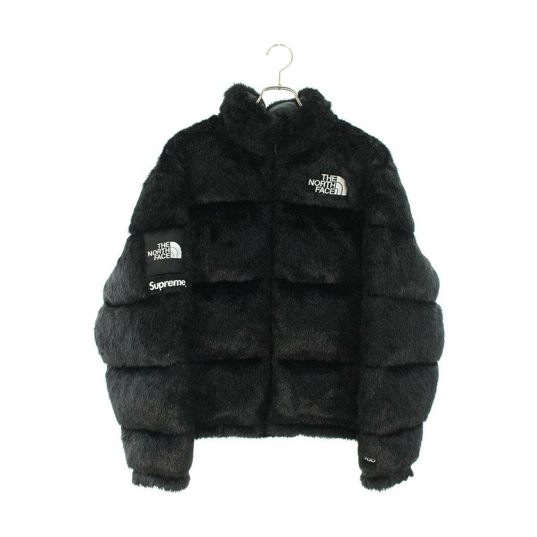 シュプリーム ×ノースフェイス THE NORTH FACE  20AW  Faux Fur Nuptse Jacket フェイクファーヌプシダウンジャケット メンズ M