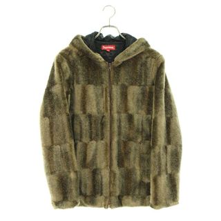 シュプリーム(Supreme)のシュプリーム  15AW  Faux Fur Hooded Zip Jacket フェイクファージップアップブルゾン メンズ S(ブルゾン)