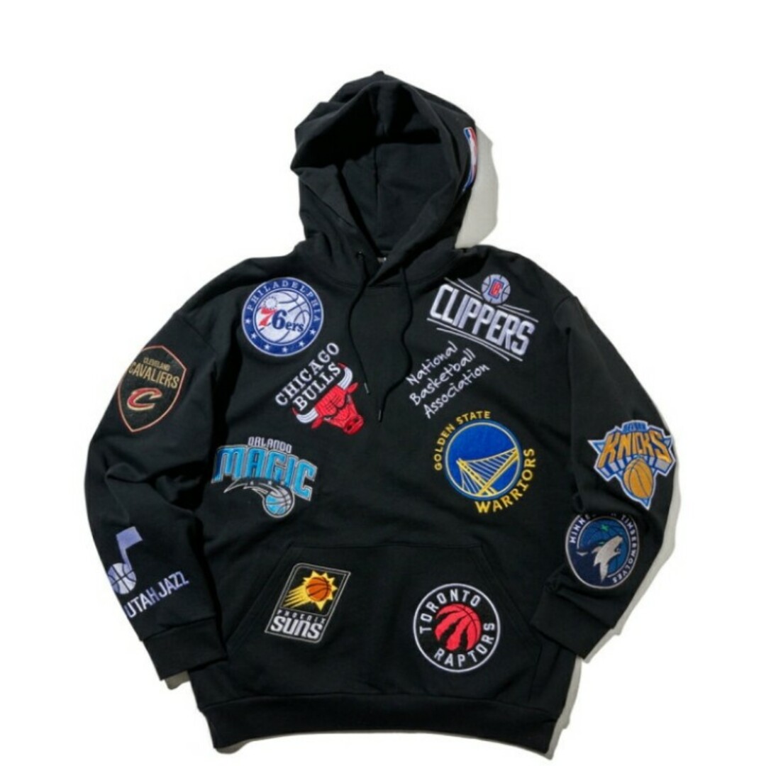 NBA チームロゴ パーカー フーディー / 20 Teams Logo Hoo-