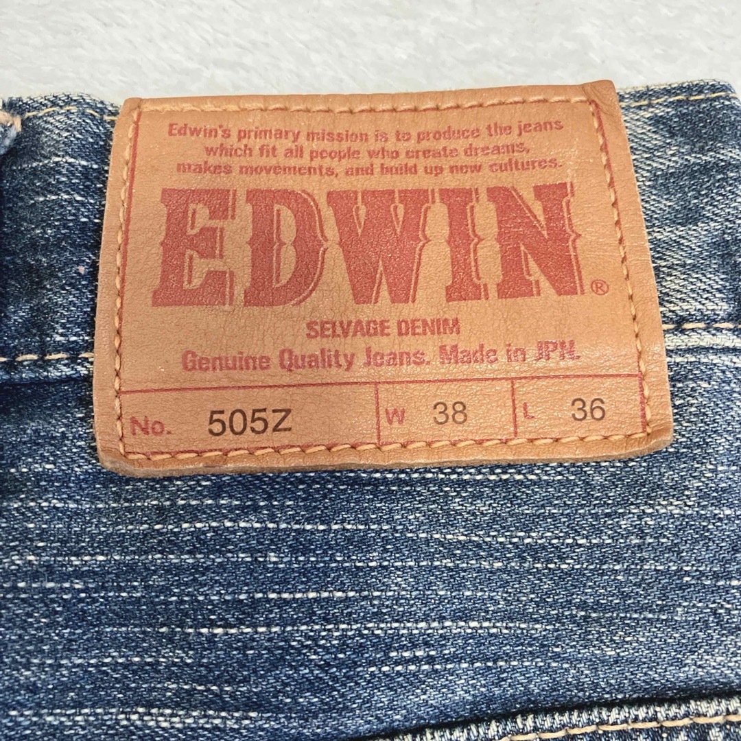 【大きいサイズ】EDWIN 505Z W38 L36 赤耳 日本製