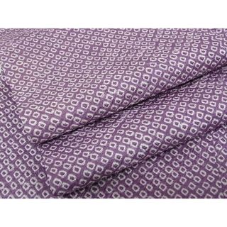 平和屋-こころ店□大変加工の良い総絞り小紋 着丈162.5cm 裄丈63.5cm ...