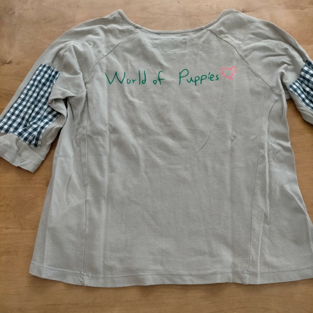 5分袖　Tシャツ　130 キッズ/ベビー/マタニティのキッズ服女の子用(90cm~)(Tシャツ/カットソー)の商品写真