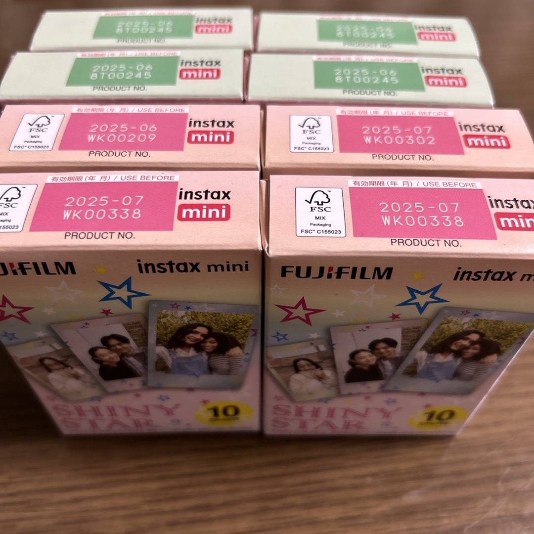 富士フイルム チェキ フイルム instax mini 10枚入　８箱まとめて