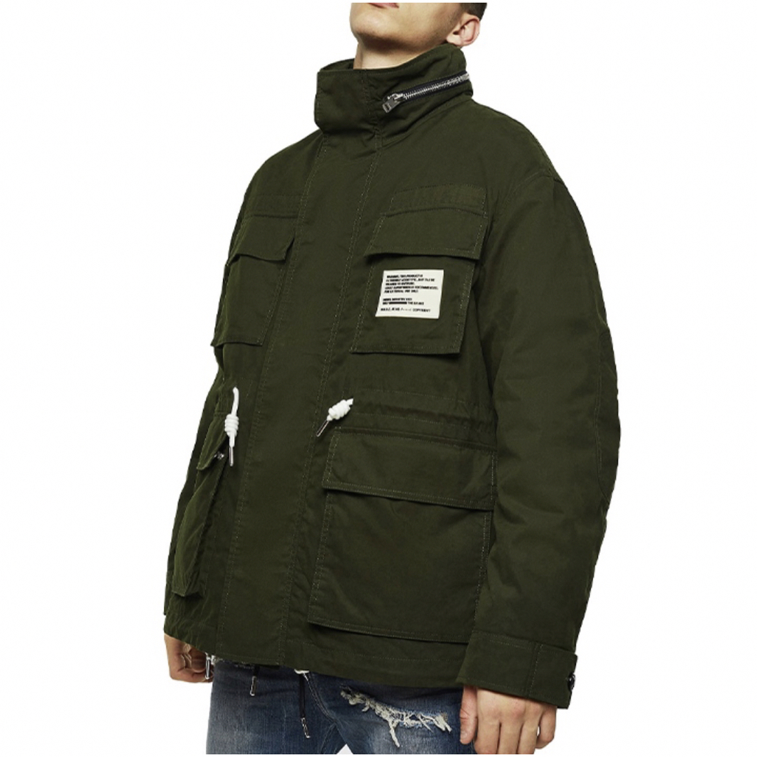 【新品】DIESEL ディーゼル／オーバーサイズ ミリタリージャケット S