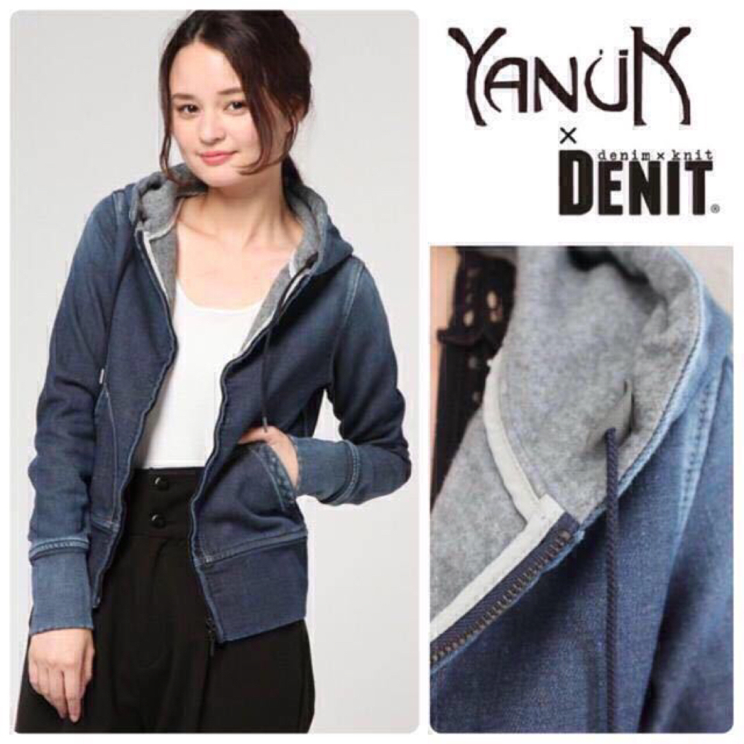 YANUK ヤヌーク DENIT 裏起毛 パーカー GRY 新品 XS | フリマアプリ ラクマ