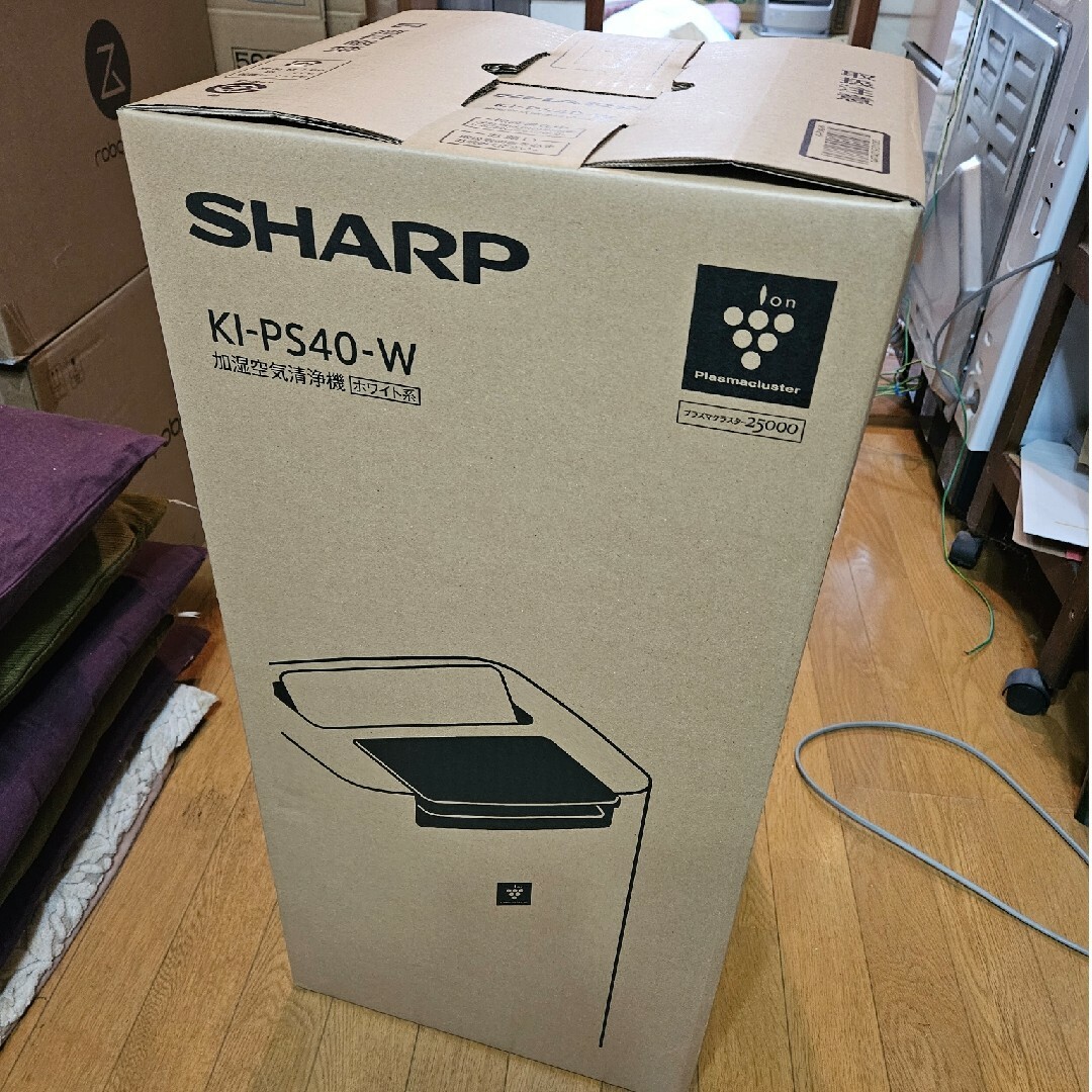 SHARP - SHARP KI-PS40-W シャープ 加湿空気清浄機 プラズマクラスター