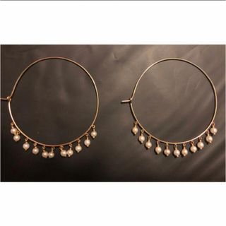 4℃ - 美品☆4℃ ダイヤモンドペリドッ 馬蹄ネックレス K18YG☆エテ
