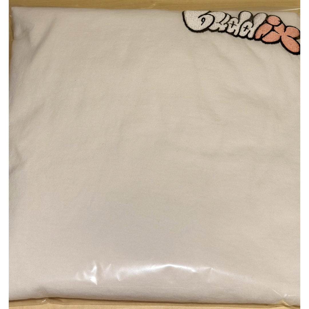 buddix logo LS T-Shirt white sizeM