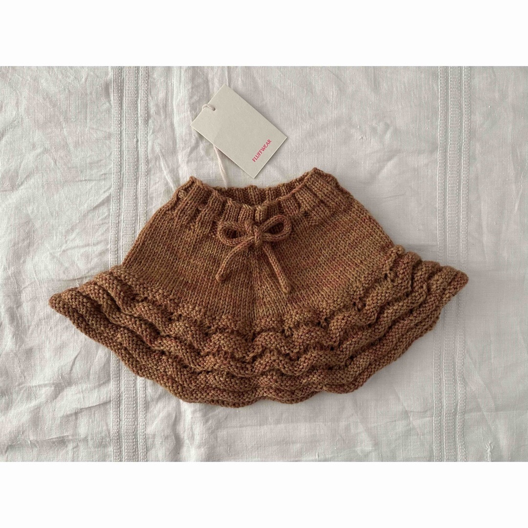 キッズ服女の子用(90cm~)fluffwear rose brown スカート