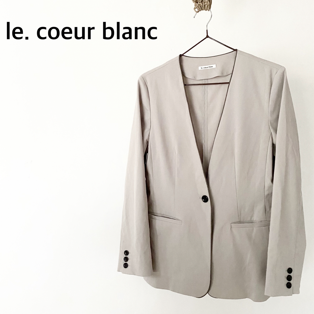 le. coeur blanc ルクールブラン　長袖　ジャケット