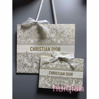 クリスチャンディオール(Christian Dior)の【最新】DIOR　ディオール　2023ホリデー限定 ショッパー　ギフトボックス(ショップ袋)