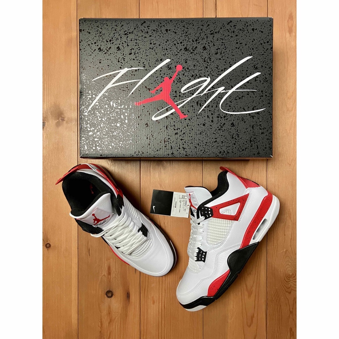 NIKE(ナイキ)の【定価以下/送料込】Nike AirJordan4"RedCement"29cm メンズの靴/シューズ(スニーカー)の商品写真