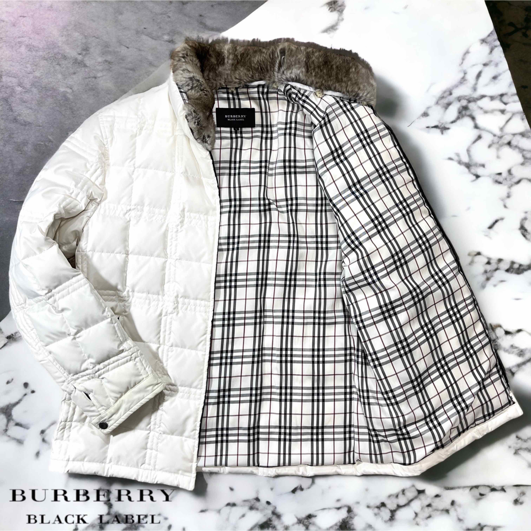 BURBERRY BLACK LABEL   BURBERRY BLACK LABEL ホワイトグースダウン L