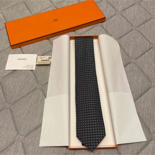 エルメス(Hermes)のHERMÈS エルメス メンズ H柄 シルクネクタイ(ネクタイ)