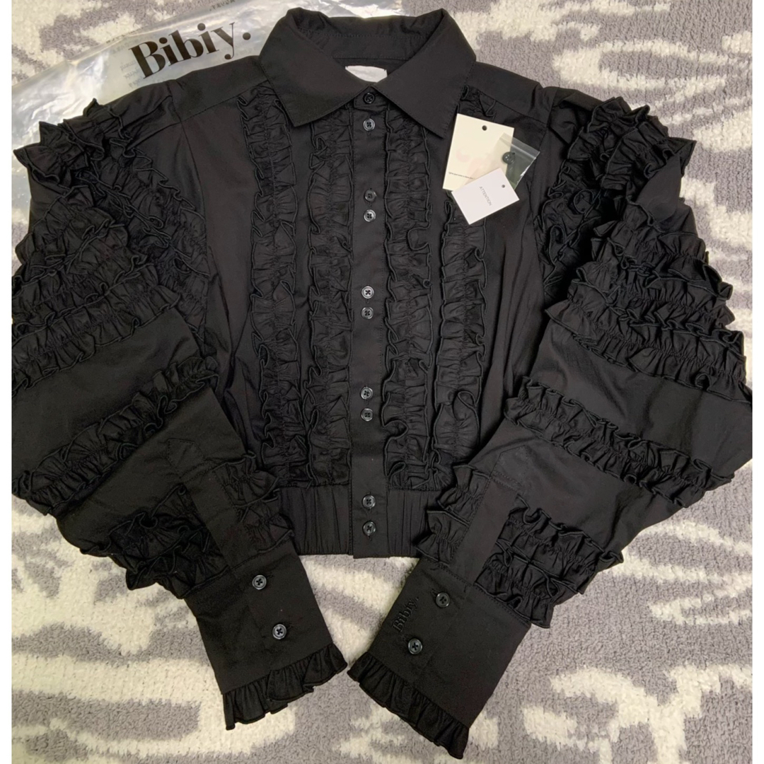 Bibiy. LYLA FRILL BLOUSE 試着のみ-