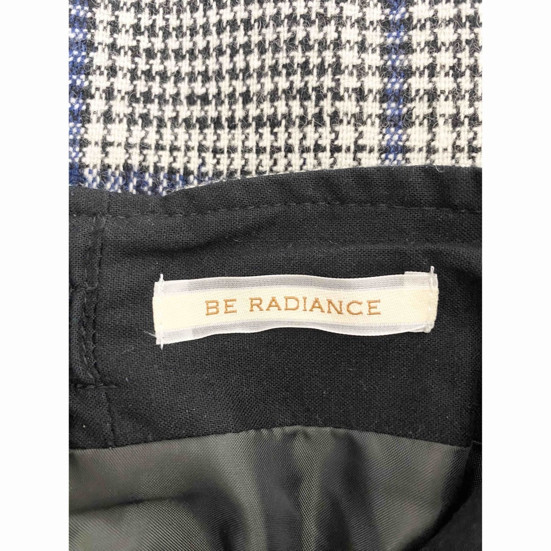 BE RADIANCE(ビーラディエンス)の*美品* BE RADIANCE プリーツ チェック ロングスカート レディースのスカート(ロングスカート)の商品写真