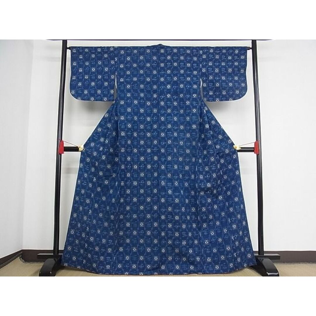 平和屋-こころ店□上質な紬 井桁絣 草花 着丈166cm 裄丈64.5cm 正絹 ... 平和屋-こころ店■上質な紬 井桁 着丈164.5cm 裄丈63.5cm 正絹 逸品 A-ja4246