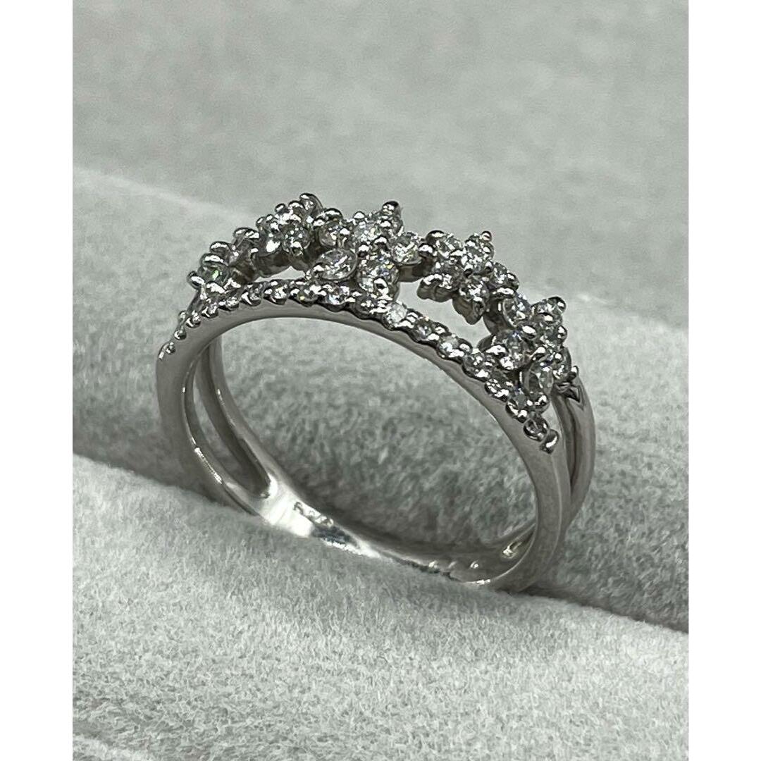 JJ85★高級 ダイヤモンド0.5ct プラチナ リング