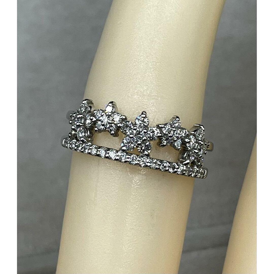 JJ85★高級 ダイヤモンド0.5ct プラチナ リング