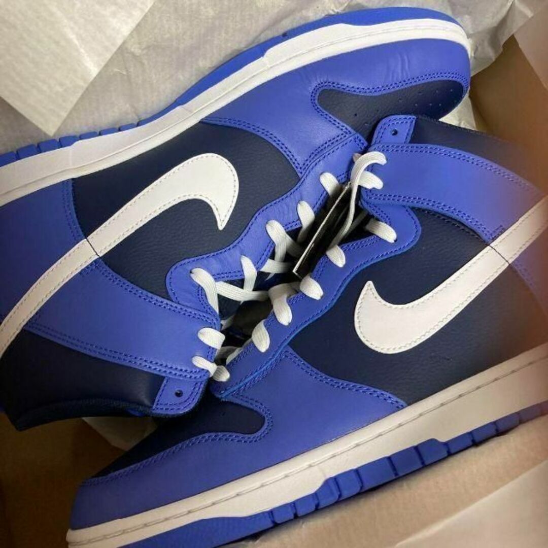 33cm)Nike Dunk High Retro "Obsidian"