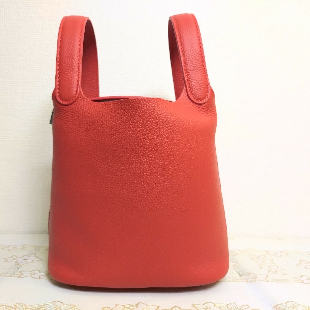 高級革バッグ 本革バッグ キューブバッグ シルバー金具 pmサイズ 3