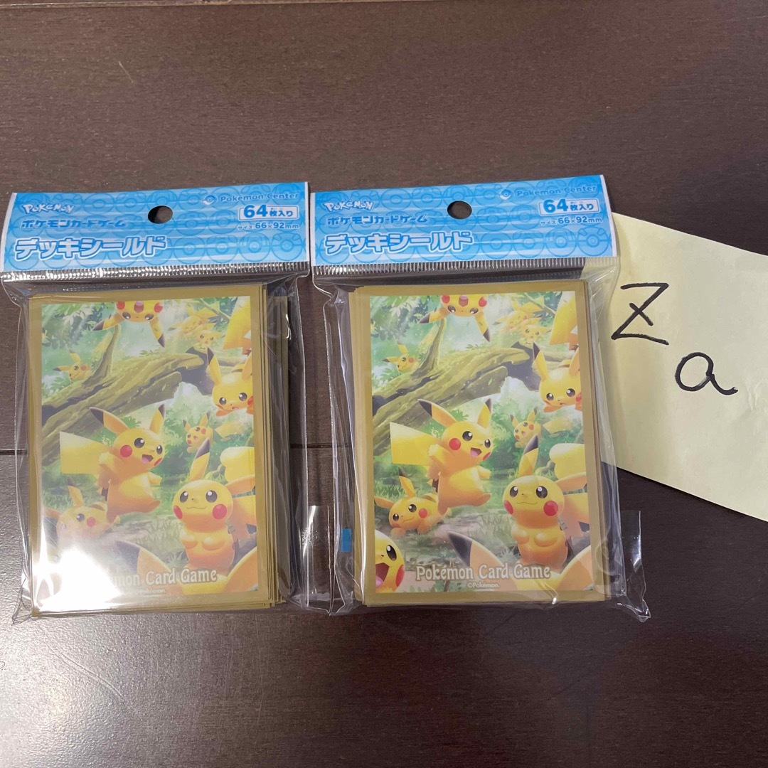 ポケモン(ポケモン)の込　ポケモンカード　ポケカ　ピカチュウの森　デッキシールド  ver2 エンタメ/ホビーのトレーディングカード(カードサプライ/アクセサリ)の商品写真