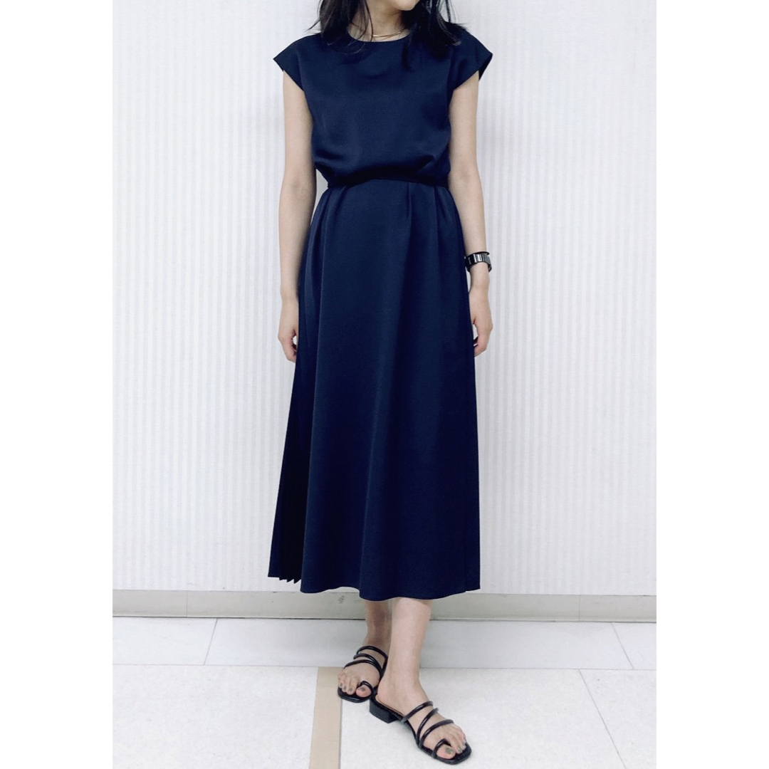 Theory - Theory 21ss サイドプリーツロングワンピースの通販 by Theory - Theory 21ss サイドプリーツロングワンピースの通販 by