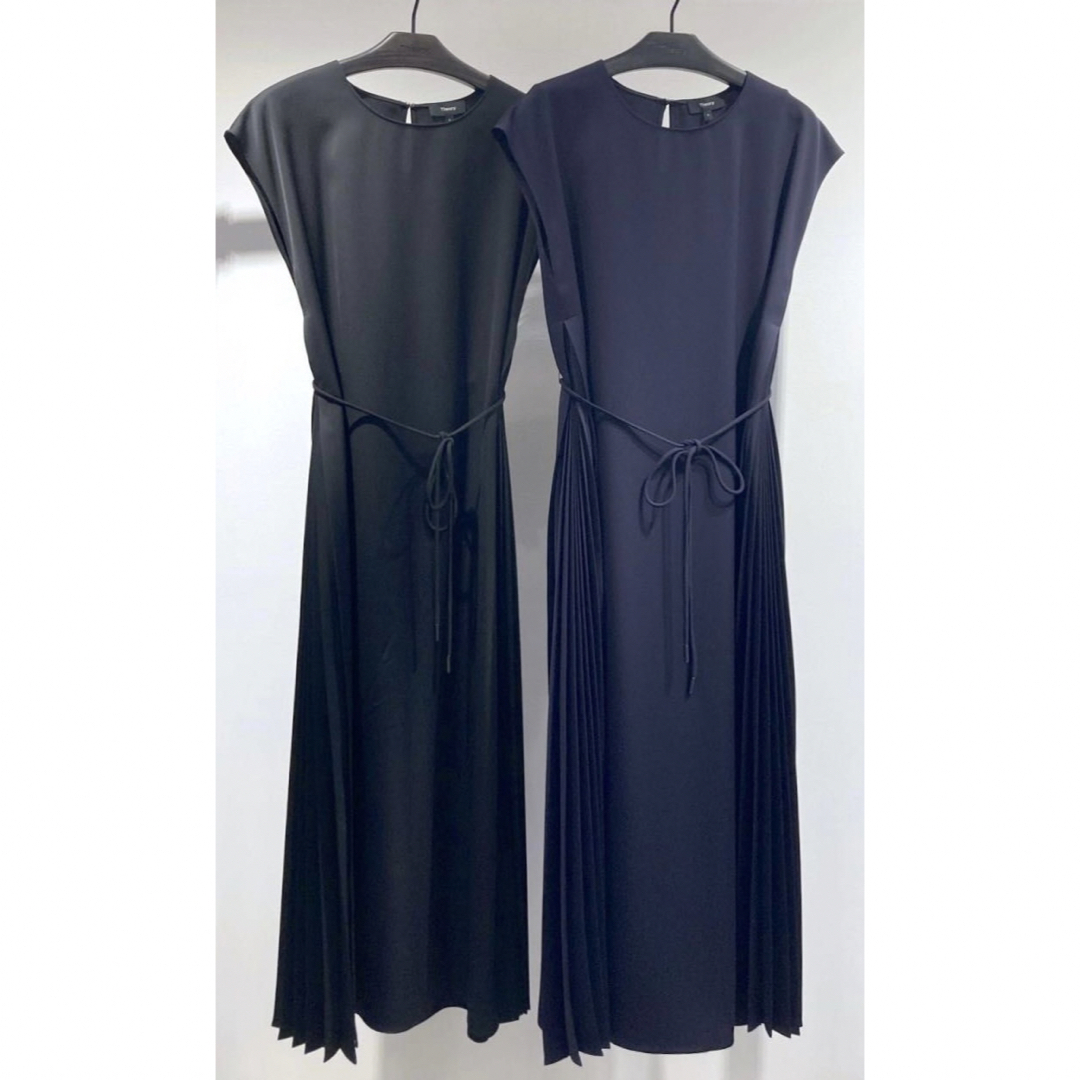 Theory - Theory 21ss サイドプリーツロングワンピースの通販 by Theory - Theory 21ss サイドプリーツロングワンピースの通販 by