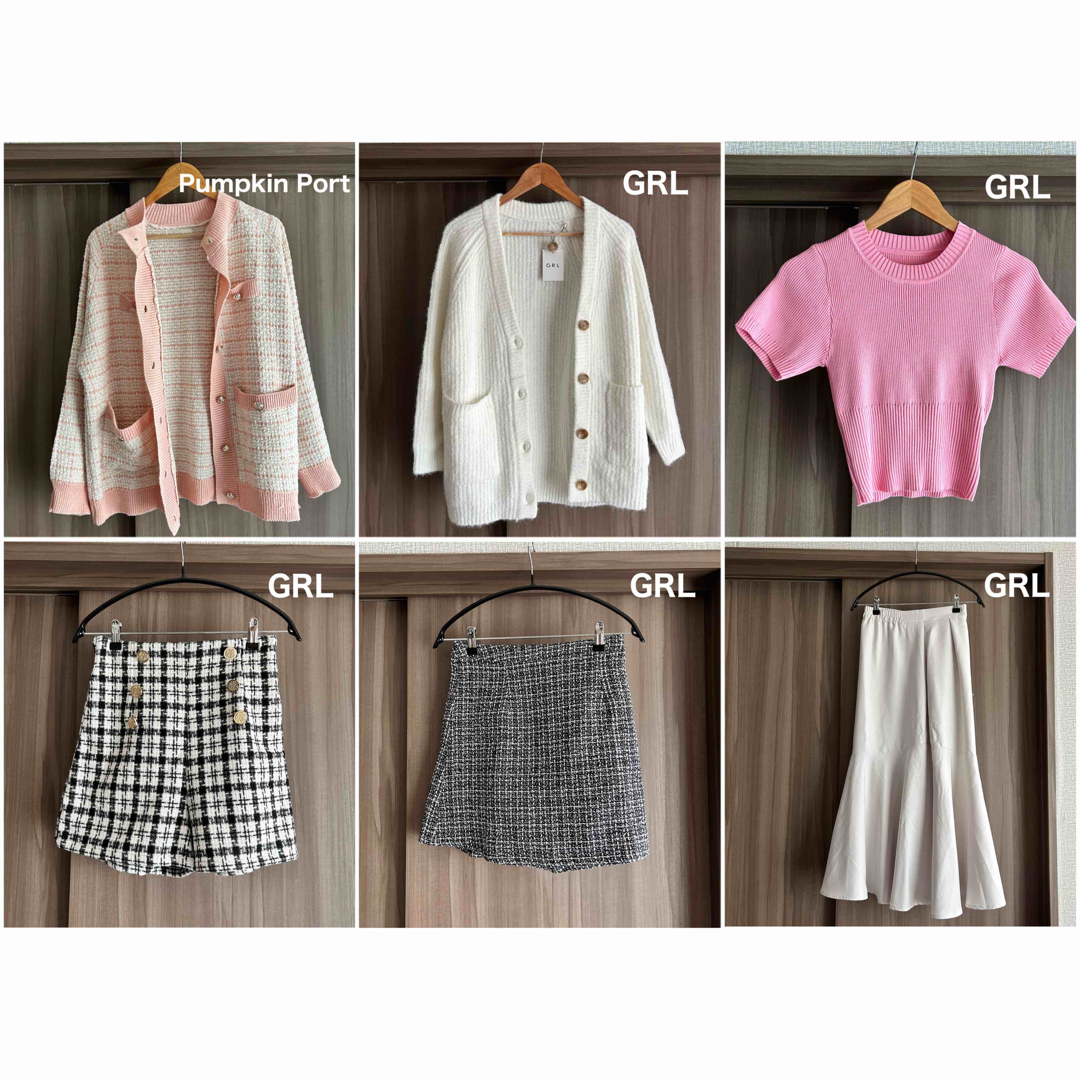 GRL・Pumpkin Port カーディガンetc…6点セット