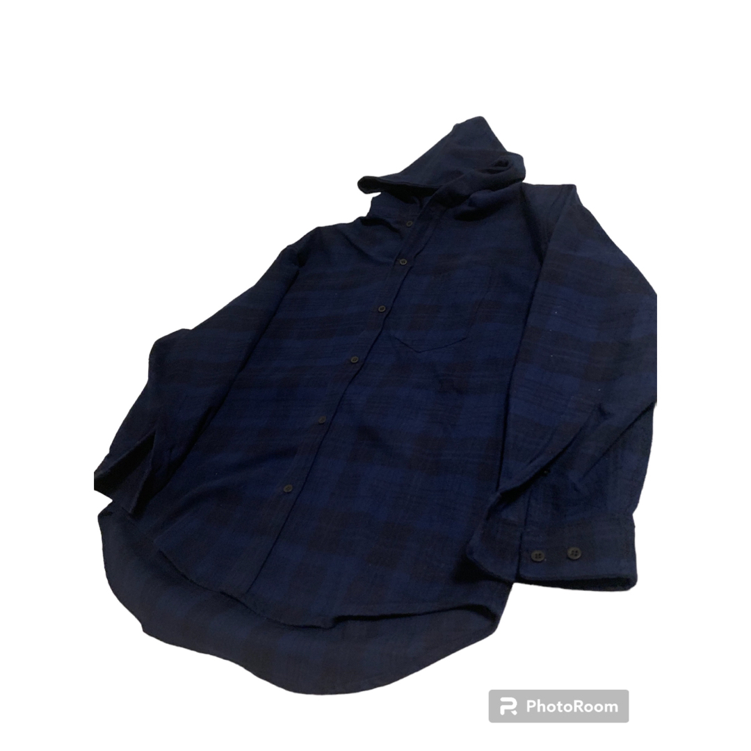 Balenciaga(バレンシアガ)のBALENCIAGA Check Flannel Hooded Shirt メンズのトップス(シャツ)の商品写真