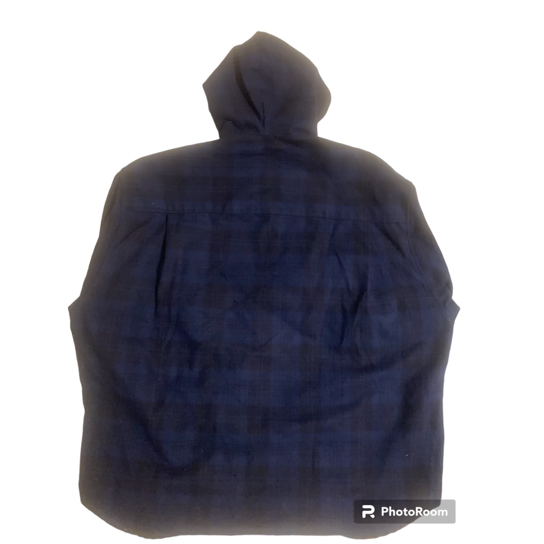 BALENCIAGA Check Flannel Hooded Shirt