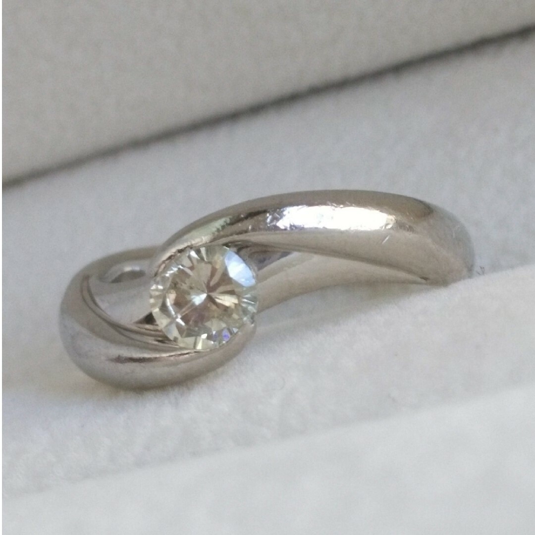 プラチナ900 ダイヤモンドリング 0.43ct