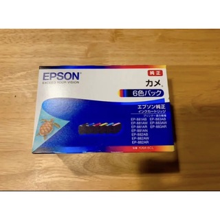 エプソン(EPSON)の【新品・送料無料】エプソン 純正 カメ KAM-6CL インクカートリッジ 6色(PC周辺機器)