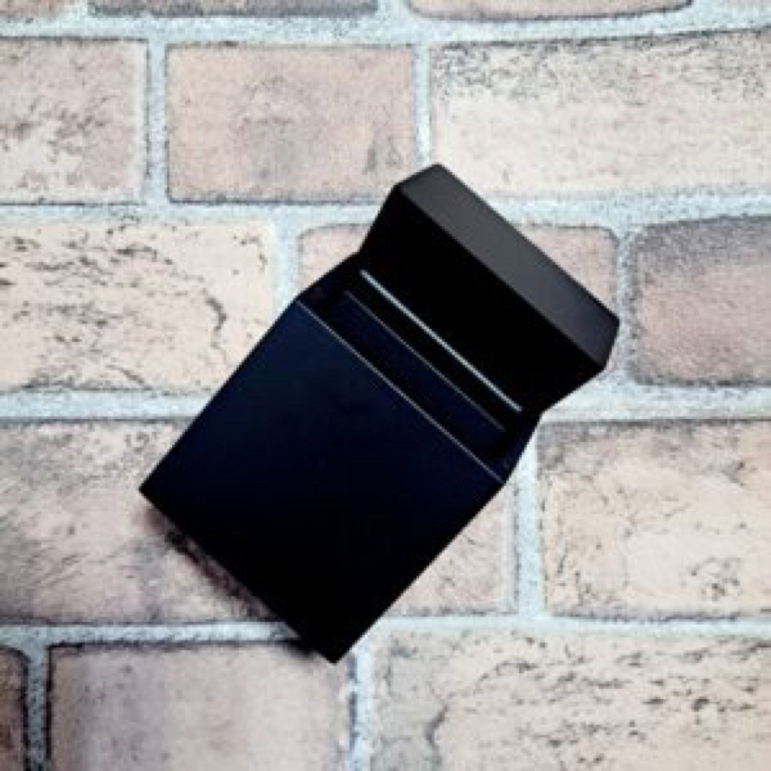 【700030F】炭化竹製 シガレット タバコ ケース　ブラック メンズのファッション小物(タバコグッズ)の商品写真