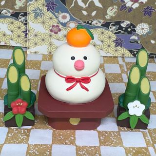 デコレ　コンコンブル　文鳥鏡餅＆紅白ミニ門松セット　送料無料(その他)