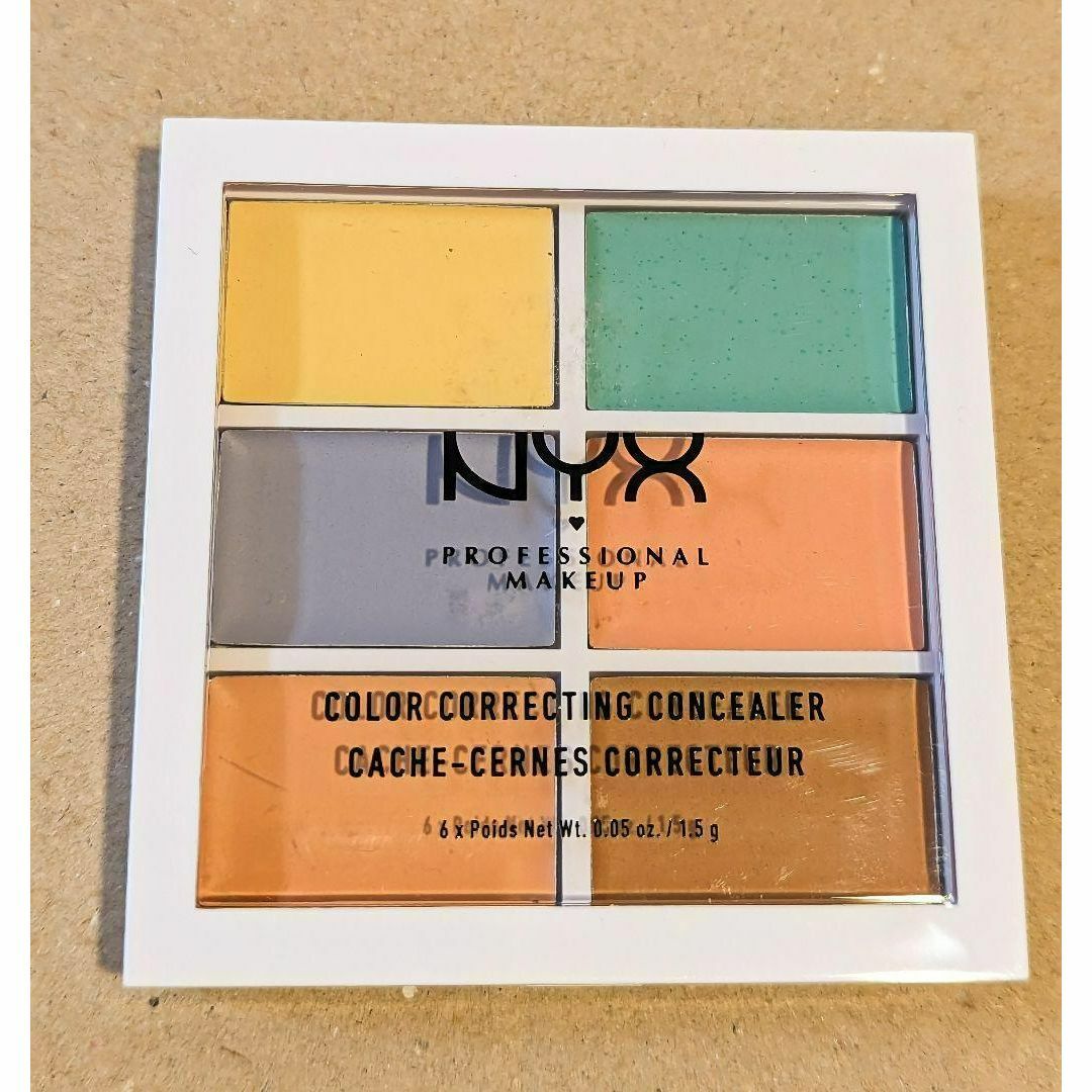 新品　NYX ニックス コンシーラーパレット04 カラーコントロール コントゥア コスメ/美容のベースメイク/化粧品(コンシーラー)の商品写真