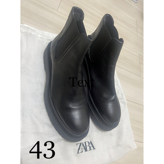 ザラ ブラック ブーツ(メンズ)の通販 68点 | ZARAのメンズを買うならラクマ