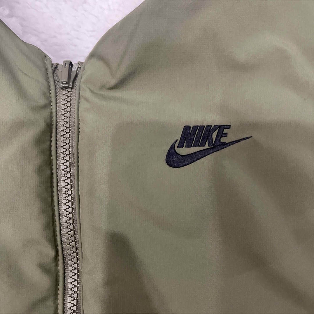 NIKE - NIKE ナイキ リバーシブル ベスト ボアとナイロン サイズ NIKE - NIKE ナイキ リバーシブル ベスト ボアとナイロン サイズ