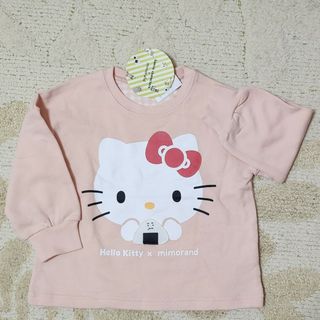 ハローキティ(ハローキティ)の新品 子供服 長袖 サンリオ キティ 90(Tシャツ/カットソー)