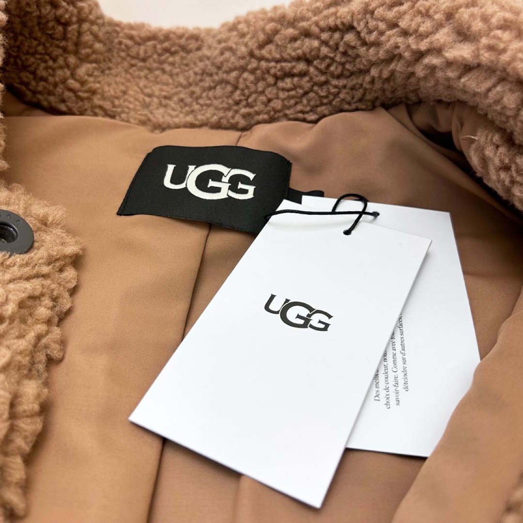 UGG(アグ)の新品 UGG アグ メンズ ボアジャケット ブラウン Mサイズ メンズのジャケット/アウター(ブルゾン)の商品写真