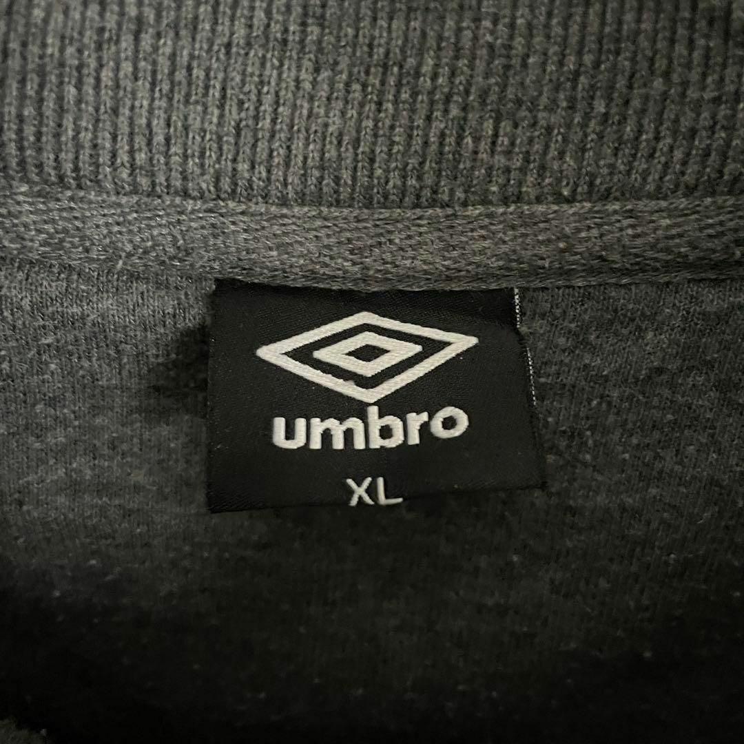 UMBRO(アンブロ)のUMBRO アンブロ ブルゾン ジップジャケット 刺繍ロゴ グレー XL メンズのジャケット/アウター(ブルゾン)の商品写真