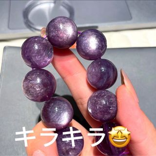 お得❗️超大玉❗️ パープルマイカレピドライト巨峰17.7mm