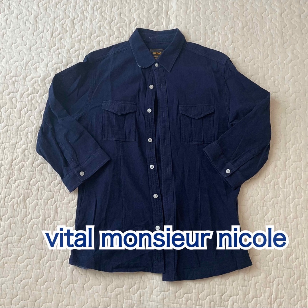 vital MONSIEUR NICOLE - vital monsieur nicole 七分袖 メンズ シャツ