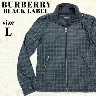 バーバリーブラックレーベル(BURBERRY BLACK LABEL)の美品★BURBERRY BLACKLABEL★ナイロンジャケット ノバチェック(ナイロンジャケット)