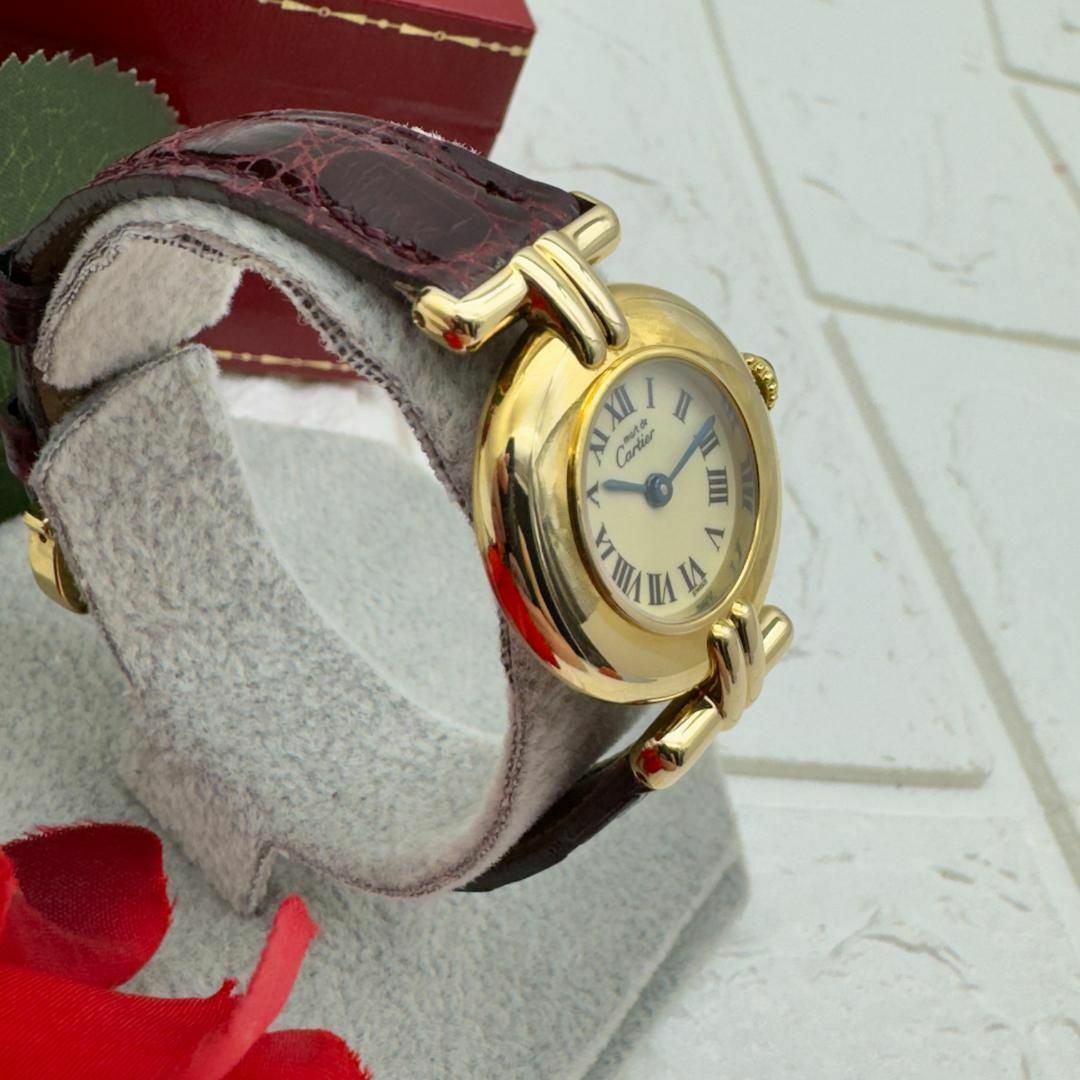 ✨極上品 カルティエ ヴェルメイユ マストコリゼSM  クォーツ 腕時計