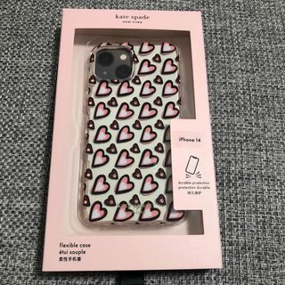 ケイトスペードニューヨーク(kate spade new york)の最終価格　ケイトスペード　iPhone14  ハート　ラインストーン(iPhoneケース)