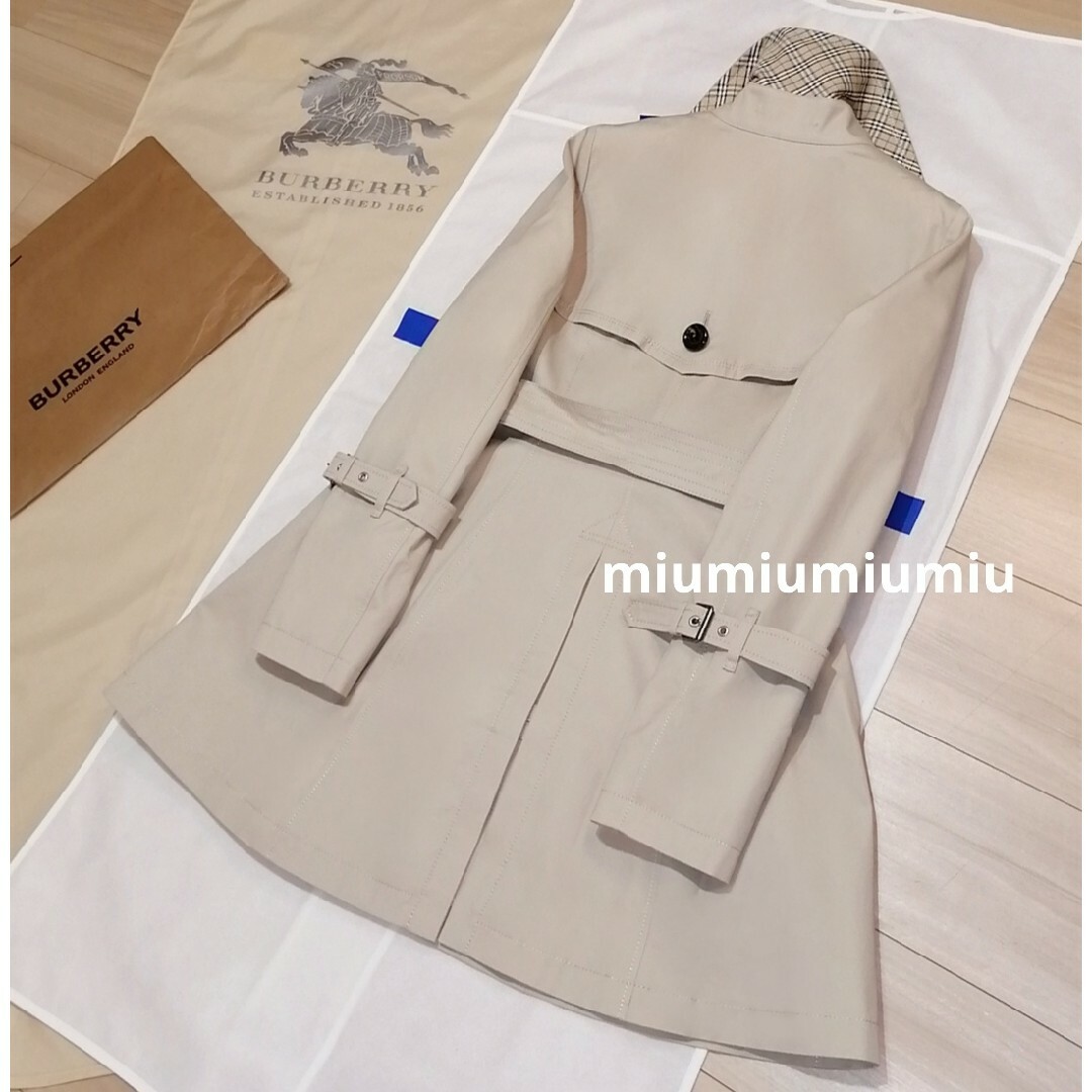 本物上質 美品 バーバリーブルーレーベル トレンチコート-