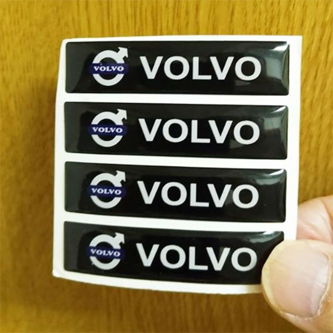 Volvo(ボルボ)のVOLVO　ボルボ　 エポキシ３Dステッカー　４個セット 自動車/バイクの自動車(車内アクセサリ)の商品写真