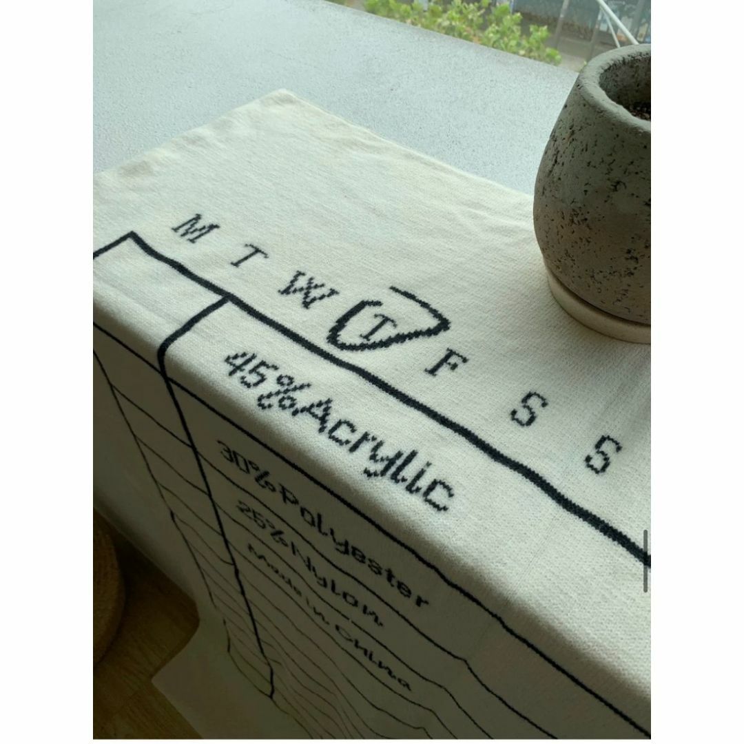 ZARA HOME - Moment Future 素材 チェックリスト 大判 ブランケット 毛布 ZARA HOME - Moment Future 素材 チェックリスト 大判